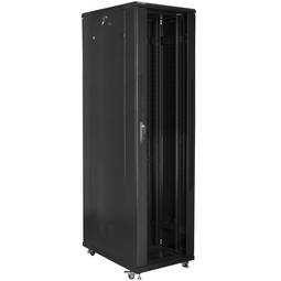 Armário de rack 19" de pé 47U F1000 800x1000x2270mm preto Lanberg