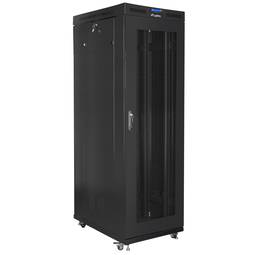 Rackkast 19" vrijstaand 27U F1200 800x1200x1431mm zwart Lanberg