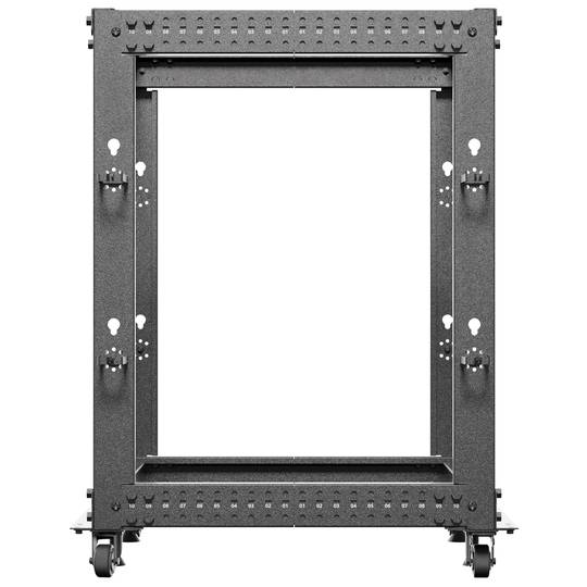 Armoire rack ouvert à profondeur réglable 19