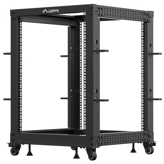 Armoire rack ouvert à profondeur réglable 19