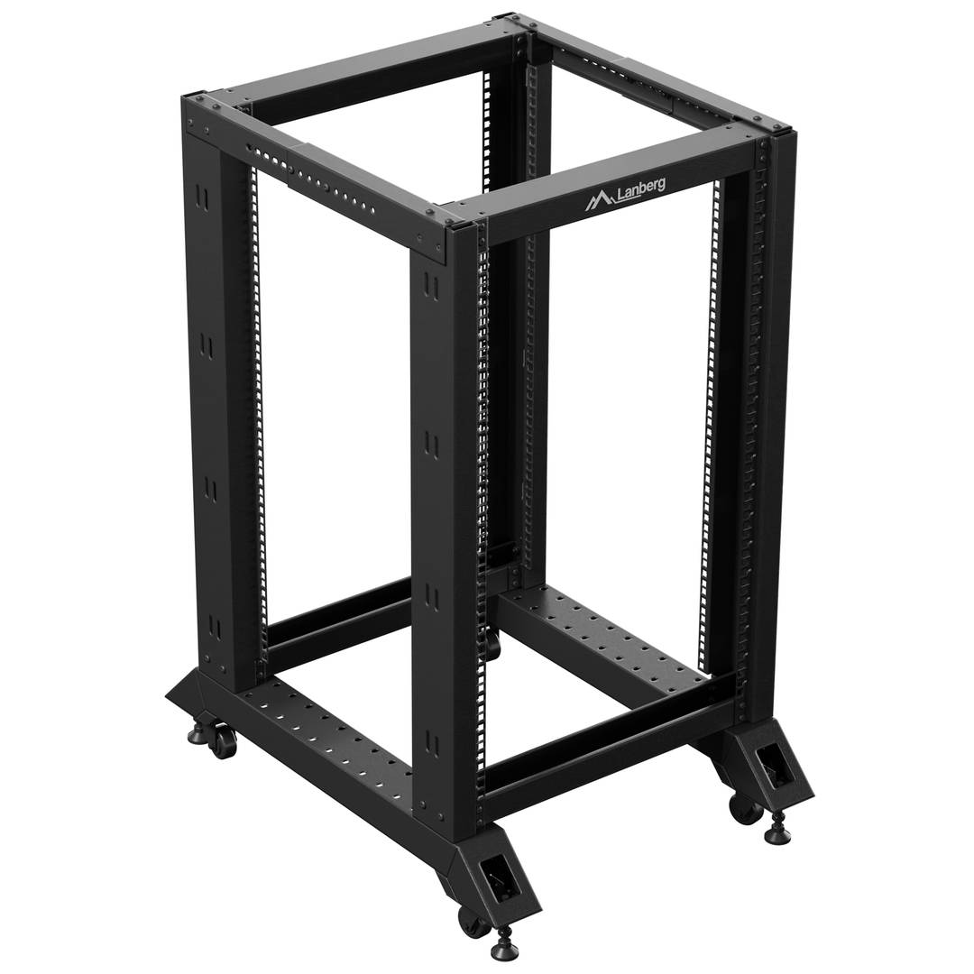 Armadio rack aperto a profondità regolabile 19