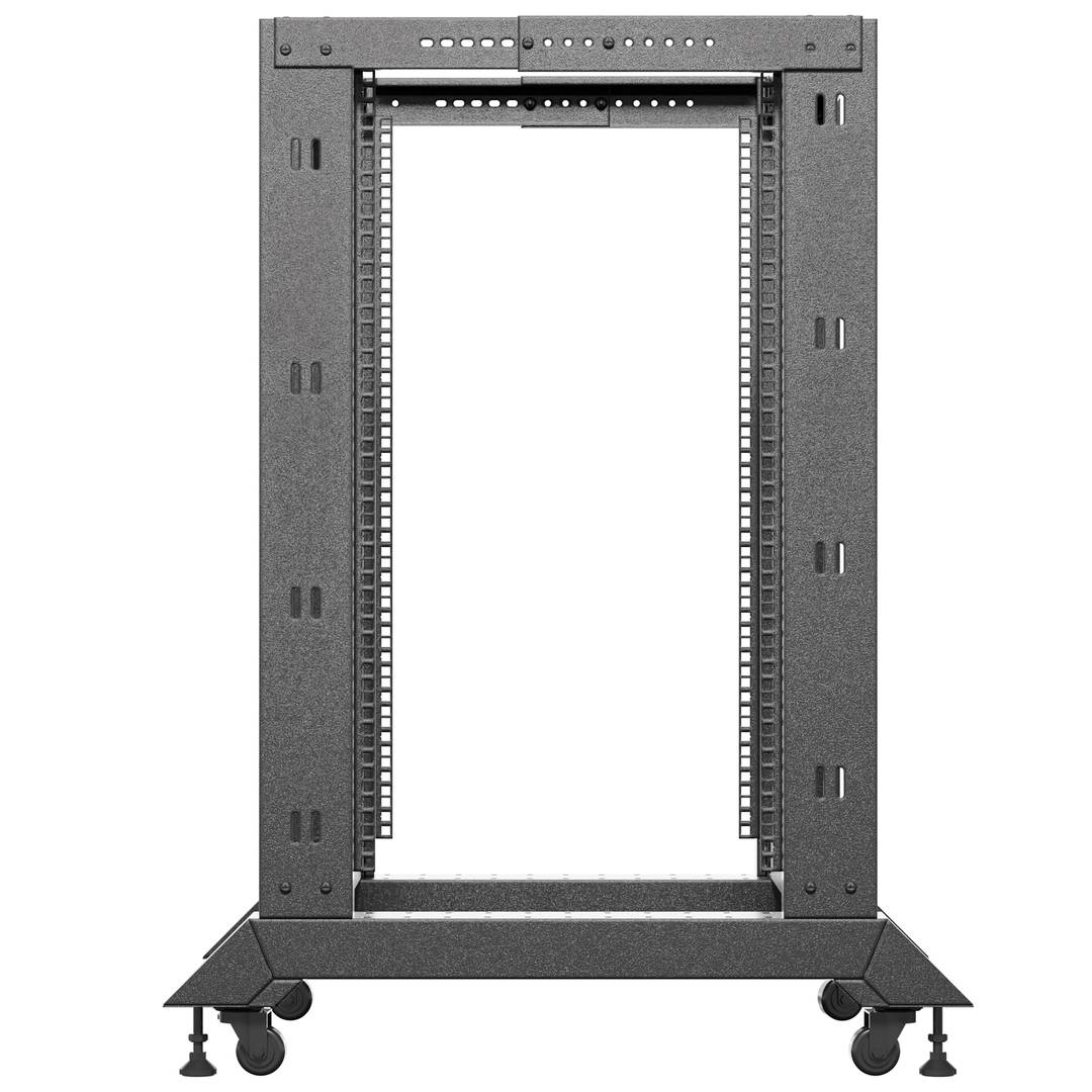 Armadio rack aperto a profondità regolabile 19