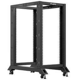 Otwarta szafa rack 19" 22U F1000 600x1000x1229mm rozmontowana DIY czarna Lanberg