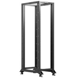 Otwarta szafa rack 19" 42U F1000 600x1000x2118mm rozmontowana DIY czarna Lanberg