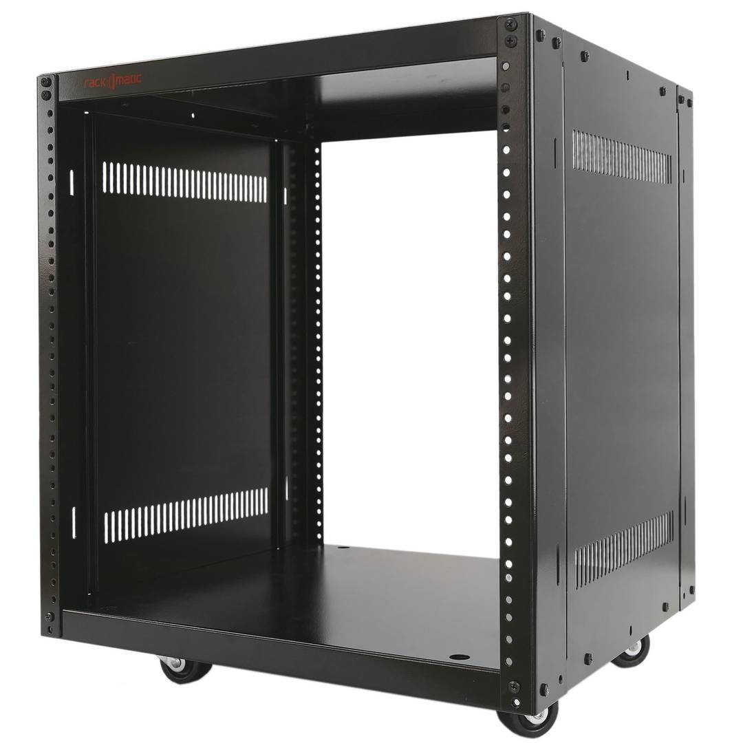 Armadio rack 19'' di studio 12U 507x460x600mm con ruote SOHORack smontato DIY de RackMatic