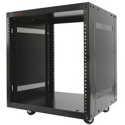 Szafa studyjna 19 "12U 507x460x600 mm z zdemontowanymi kołami SOHORack