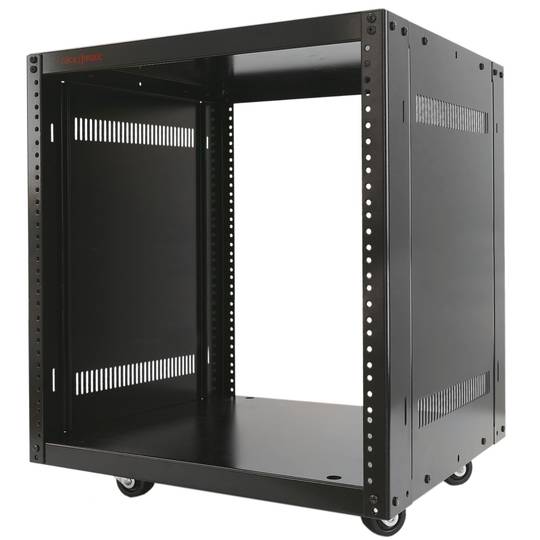 Armari rack d'estudi 19'' 12U 507x460x600mm amb rodes SOHORack desmuntat DIY de RackMatic