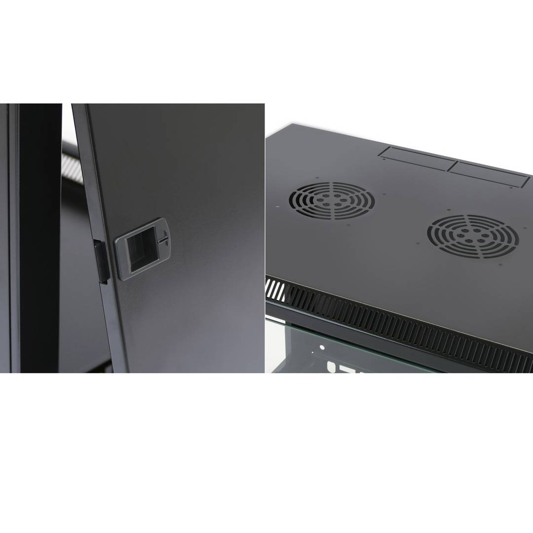 Armadio rack da muro 19'' 6U 600x300x370mm parete SOHORack de RackMatic