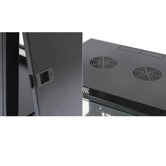 Armario rack mural 19'' 9U 600x300x500mm pared SOHORack de RackMatic