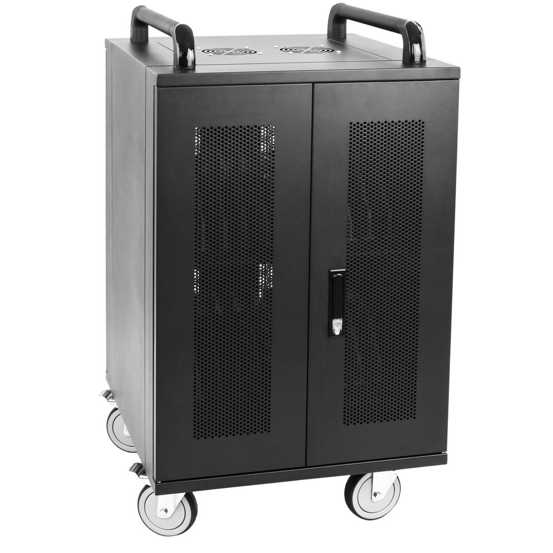 Carro de carga para 20 ordenador portátil, notebook y tablet negro
