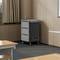 Charging and transport cabinet for 36 tablets and laptops in black with 36 Schuko sockets on 6 power strips