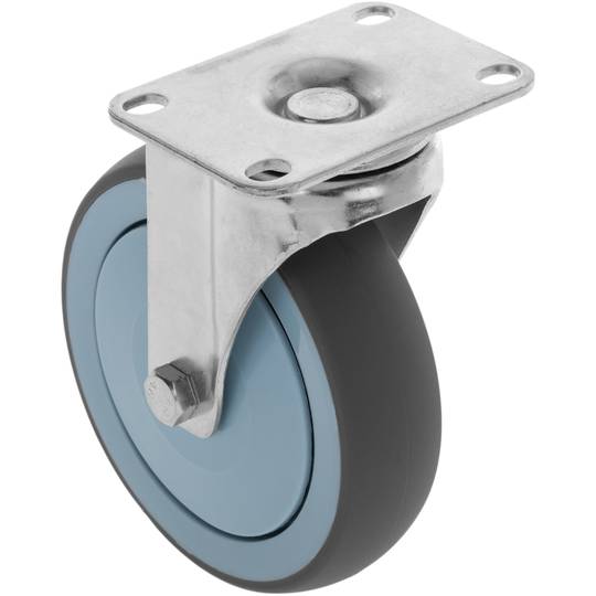 12cm zwenkwielen met rem voor kleerkast Laad- en transportrek Pack 4