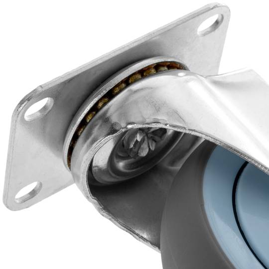 12cm zwenkwielen met rem voor kleerkast Laad- en transportrek Pack 4