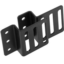 Kit montaje de regleta rack 19” de fijación vertical en armario de transporte negro