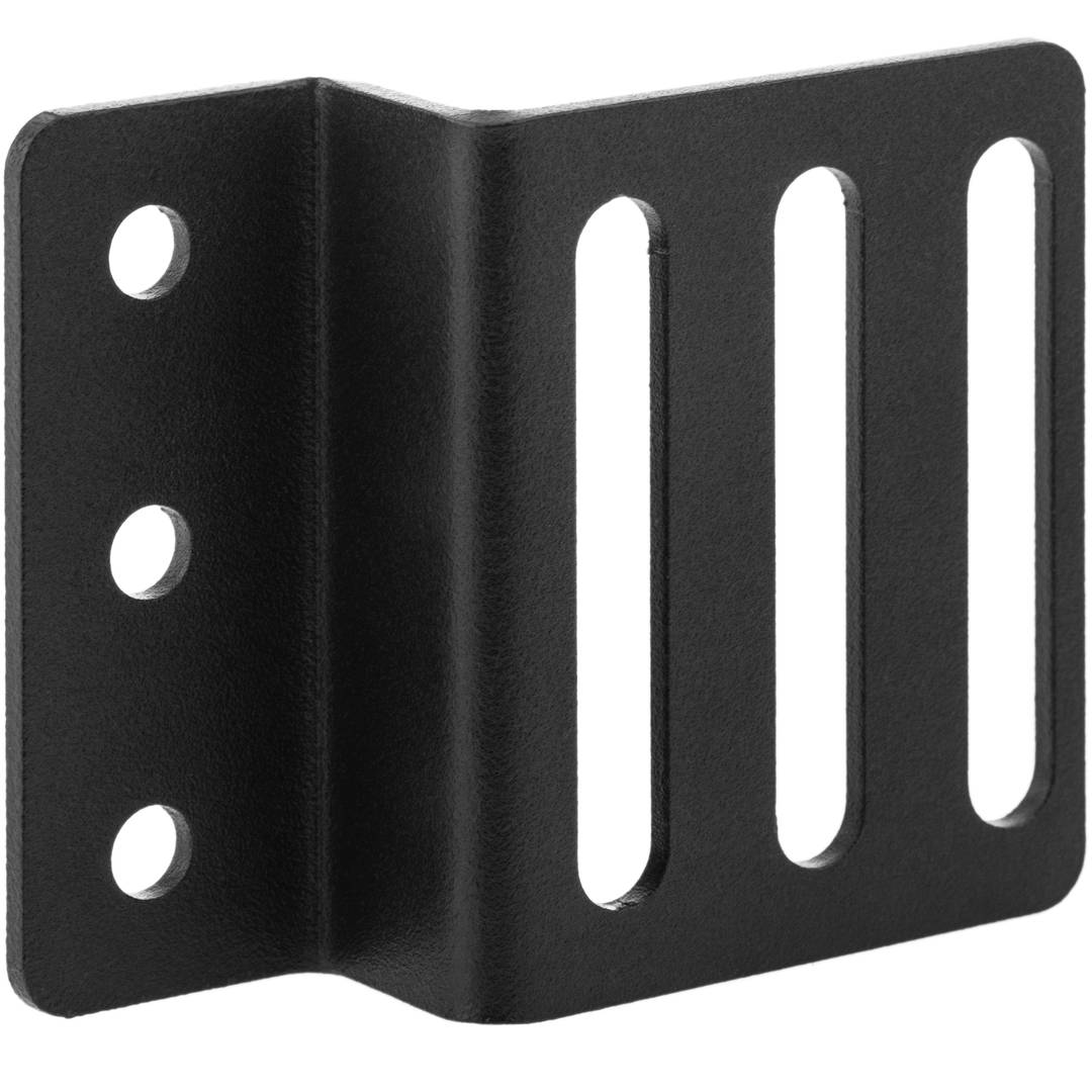 Kit montaje de regleta rack 19” de fijación vertical en armario de transporte negro