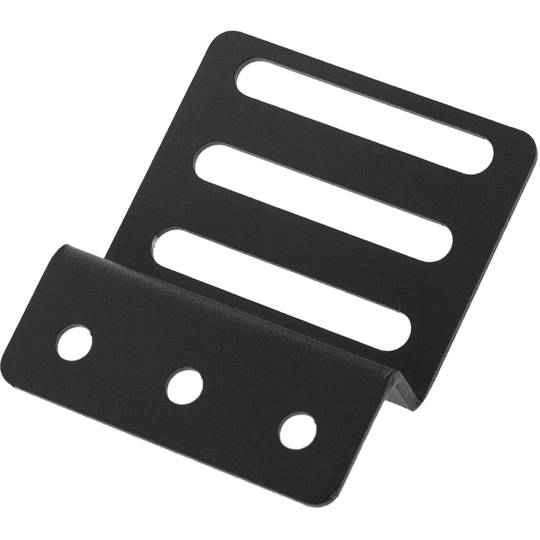 Kit montaje de regleta rack 19” de fijación vertical en armario de transporte negro