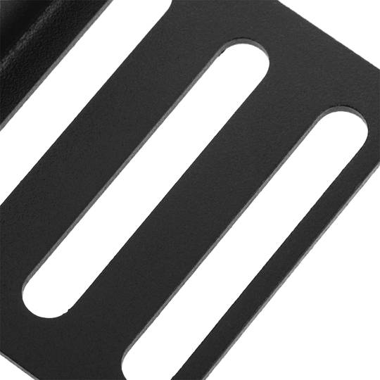 Kit montaje de regleta rack 19” de fijación vertical en armario de transporte negro