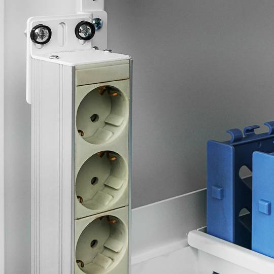 Kit de montagem em trilho de rack de 19