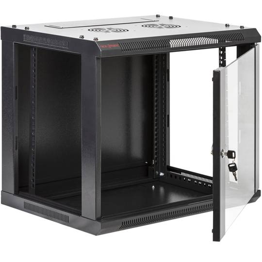 Serverschrank 19'' rack 9HE 570x600x520mm wandverteiler SOHORack unmontiert DIY Rackmatic