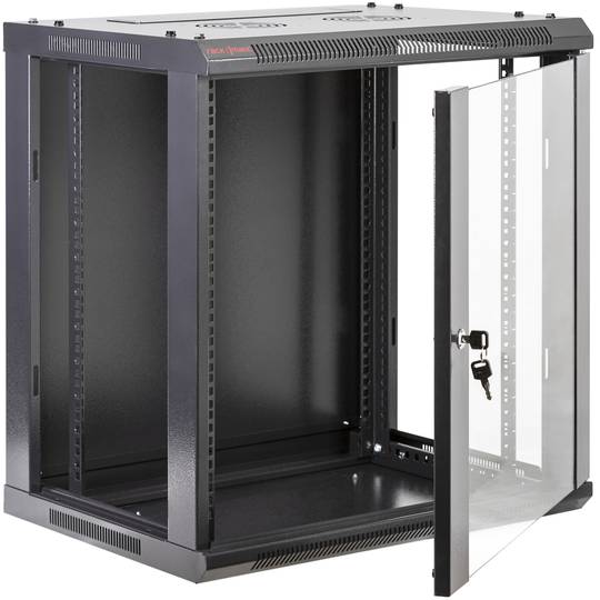 Server rack cabinet 19 inch 12U 570x600x655mm wallmount SOHORack unmounted DIY by RackMatic