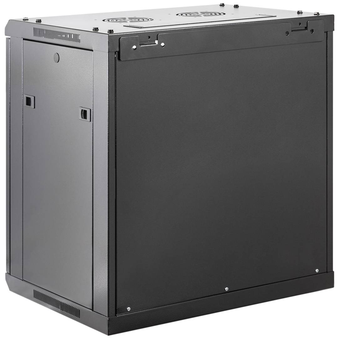 Server rack cabinet 19 inch 12U 570x600x655mm wallmount SOHORack unmounted DIY by RackMatic
