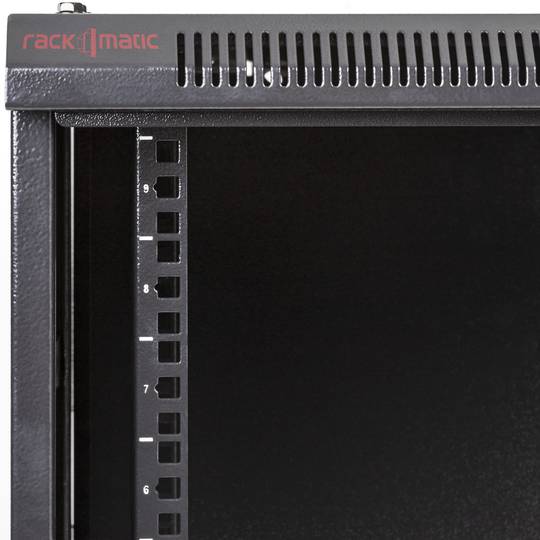 Server rack cabinet 19 inch 12U 570x600x655mm wallmount SOHORack unmounted DIY by RackMatic