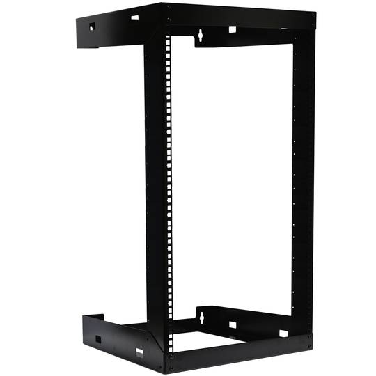 Armadio rack da muro 19' 18U aberto com profundidade de 460 mm