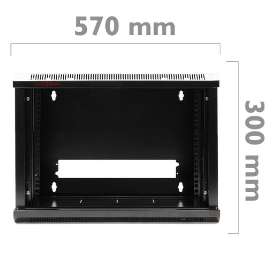 Rackkast muur 19 '' 4U 570x300x280mm muur SOHORack gedemonteerd DIY van RackMatic