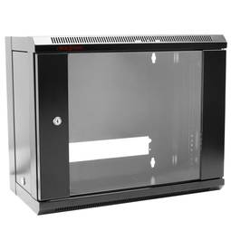 Server rack cabinet 19 inch 6U 600x450x370mm wallmount SOHORack by  RackMatic - Cablematic