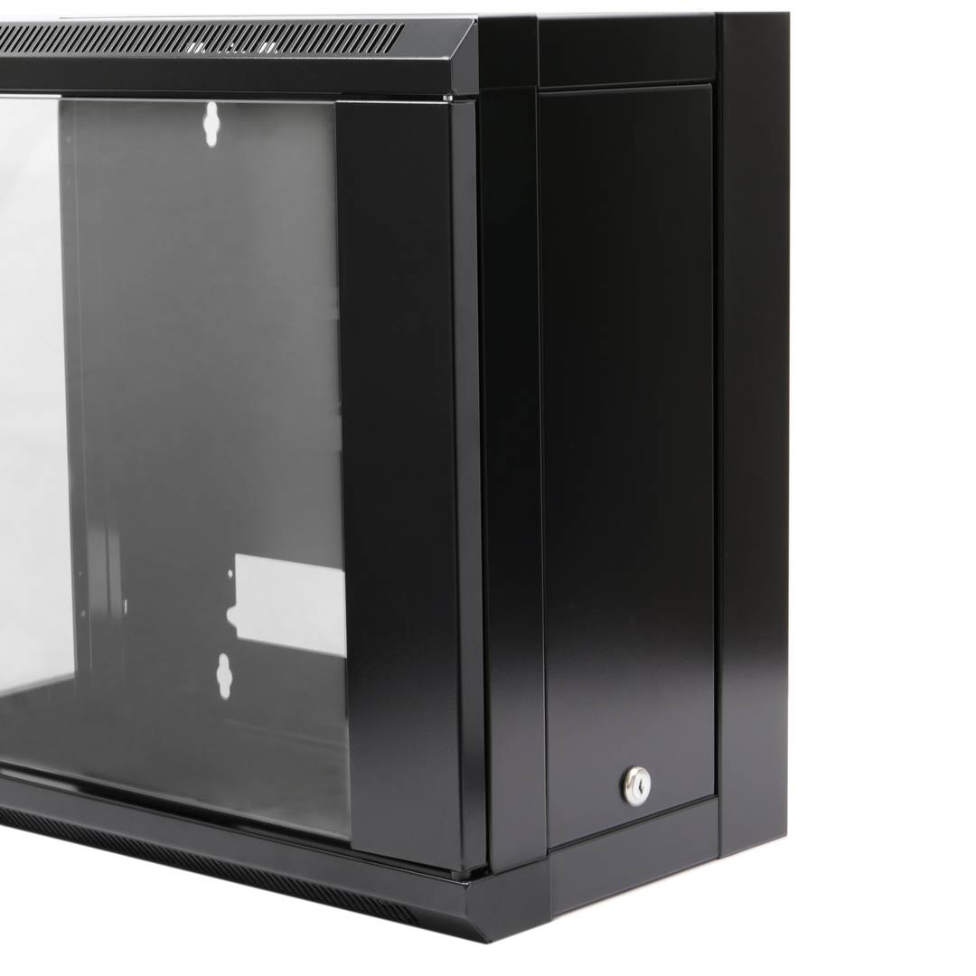 Armari rack mural 19' 15U 570x300x790mm paret SOHORack desmuntat DIY de RackMatic