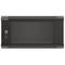 Armário de parede 19'' 4U 540x350x281mm preto desmontado parede faça você mesmo Lanberg