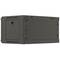 Armário de parede 19'' 4U 540x350x281mm preto desmontado parede faça você mesmo Lanberg