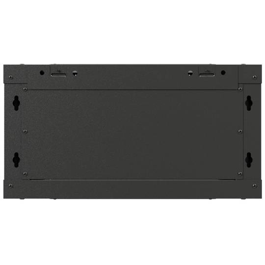 Armário de parede 19'' 4U 540x350x281mm preto desmontado parede faça você mesmo Lanberg