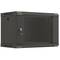 Wandrekkast 19'' 6U 540x350x370mm zwart wand gedemonteerd DIY Lanberg