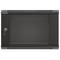 Wandrekkast 19'' 6U 540x350x370mm zwart wand gedemonteerd DIY Lanberg