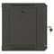 Wandrekkast 19'' 6U 540x350x370mm zwart wand gedemonteerd DIY Lanberg