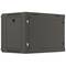Wandrekkast 19'' 6U 540x350x370mm zwart wand gedemonteerd DIY Lanberg