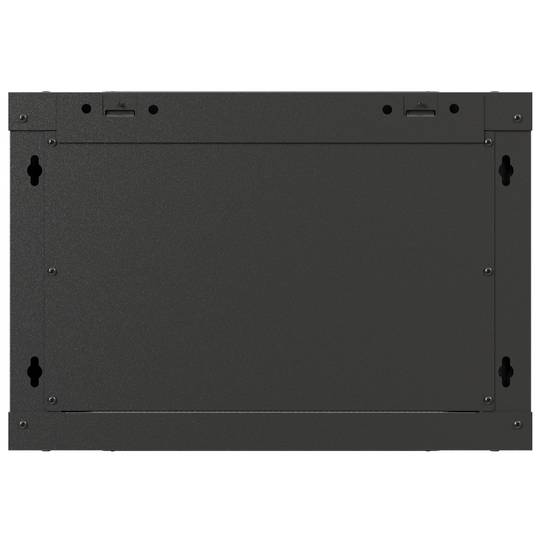 Wandrekkast 19'' 6U 540x350x370mm zwart wand gedemonteerd DIY Lanberg
