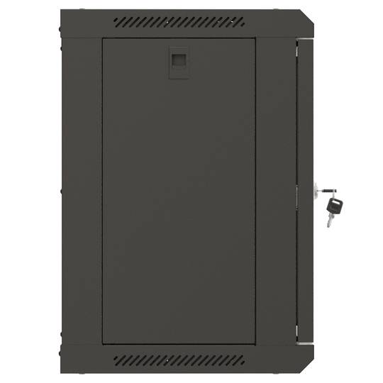 Armario rack mural 19'' 9U 540x350x500mm negro pared desmontado DIY Lanberg