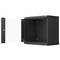 Armario rack mural 19'' 9U 540x350x500mm negro pared desmontado DIY Lanberg