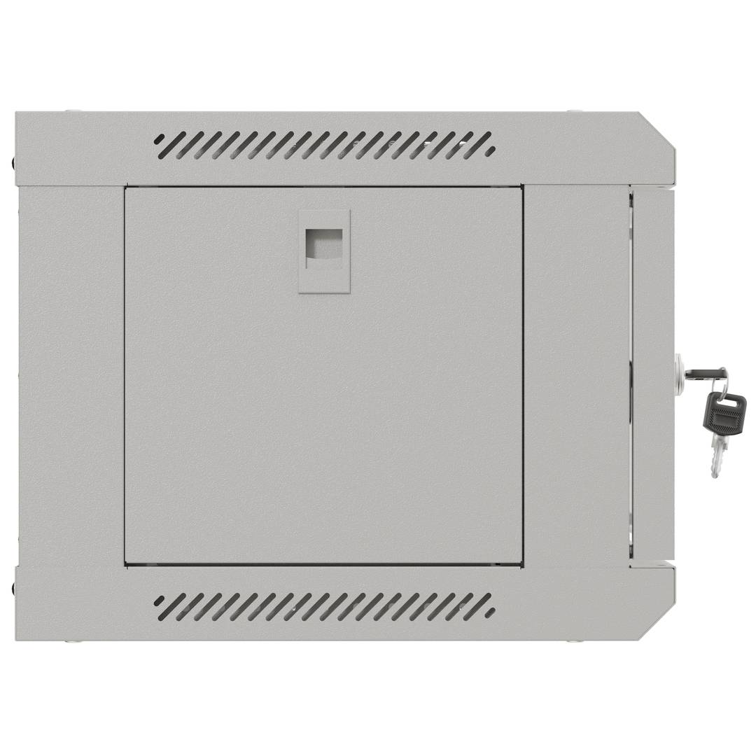 Armadio rack a parete 19'' 4U 540x350x281mm bianco smontabile fai da te Lanberg