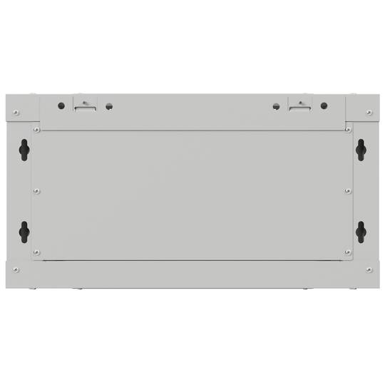 Armadio rack a parete 19'' 4U 540x350x281mm bianco smontabile fai da te Lanberg