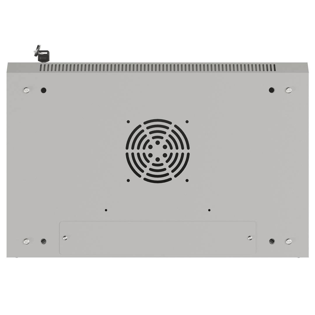 Armadio rack a parete 19'' 4U 540x350x281mm bianco smontabile fai da te Lanberg