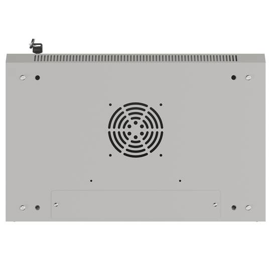 Armadio rack a parete 19'' 4U 540x350x281mm bianco smontabile fai da te Lanberg