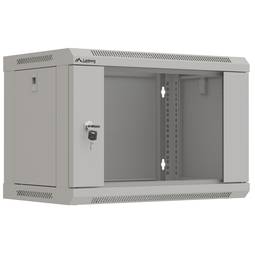 Lanberg 19" 6U 540x350x370mm Biały ścienny stojak szafkowy DIY rozebrany