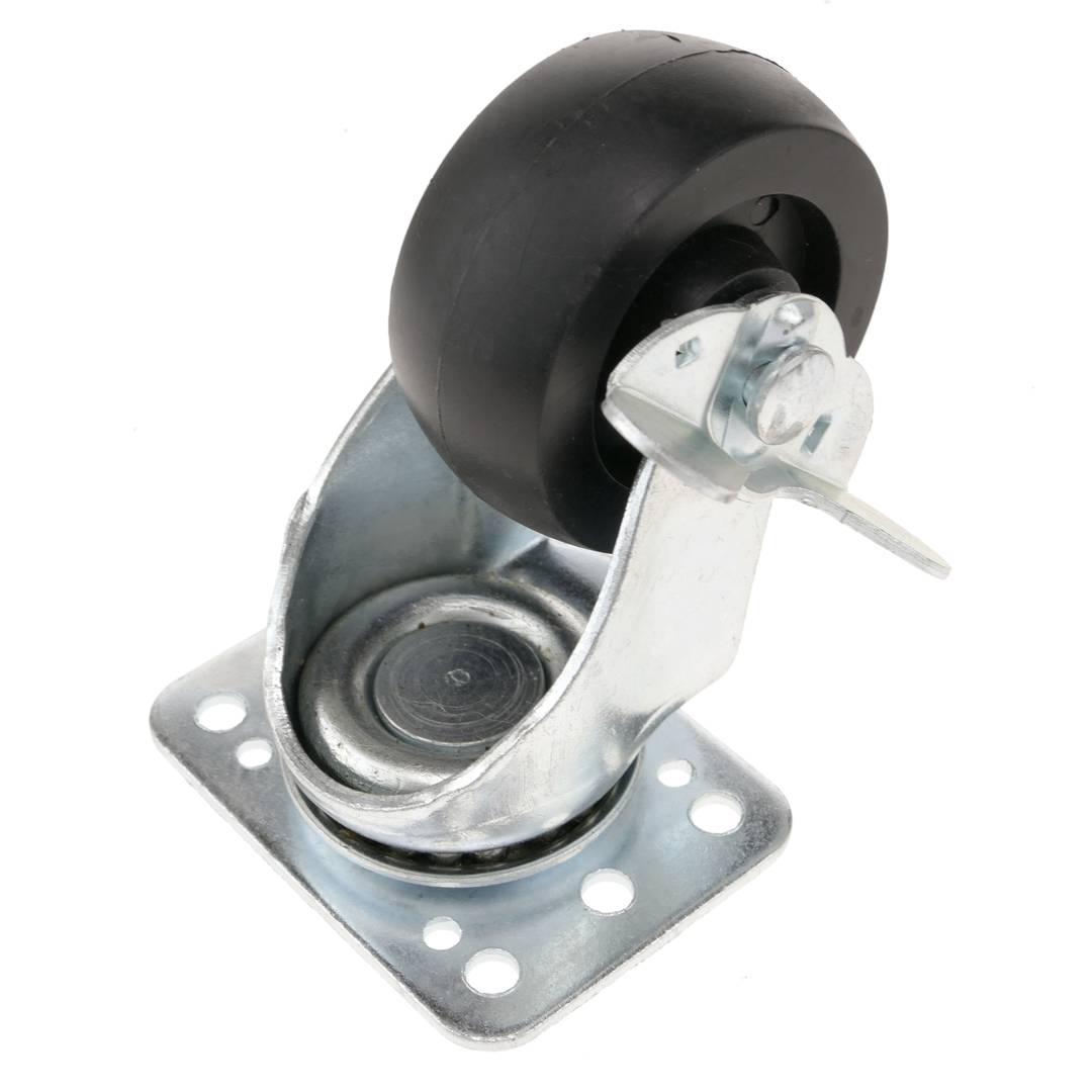 Roda amb fre de 6cm per rack MobiRack i MobiRackHQ