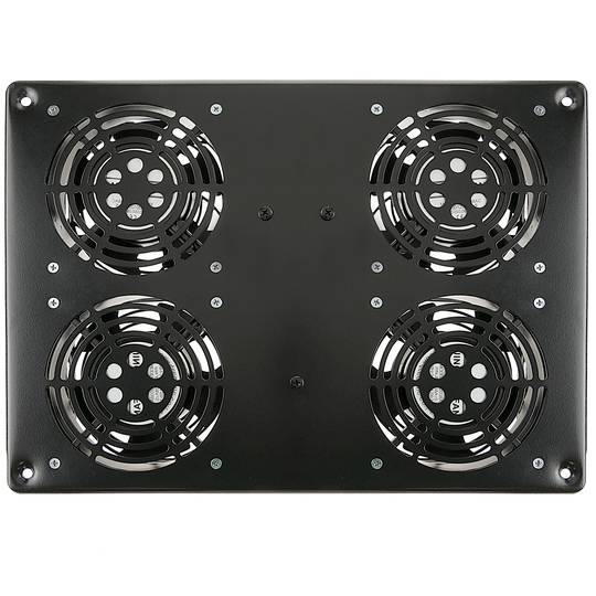 Bovenklep 4 ventilatoren voor MobiRack MobiRackHQ met thermostaat