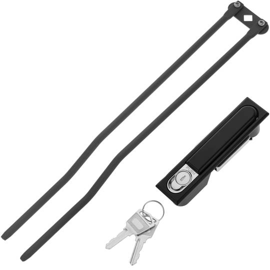 Slotmontageset voor oplaadkasten van 20 computers, notebook of tablet zwart