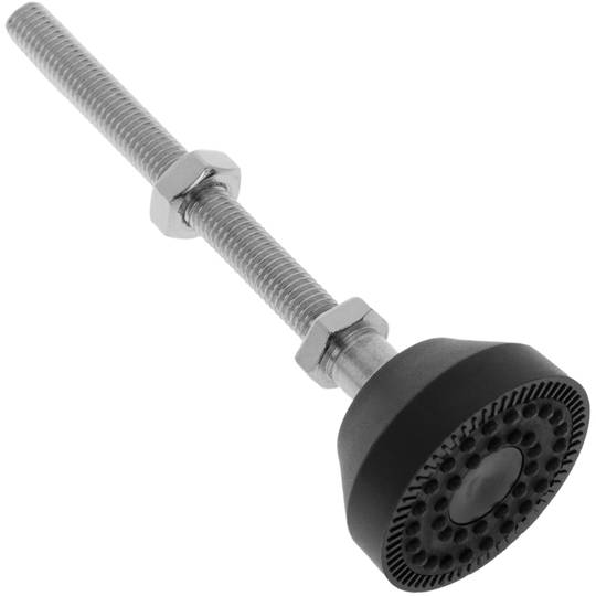Metric leveling feet M6 pack of 4 units.
