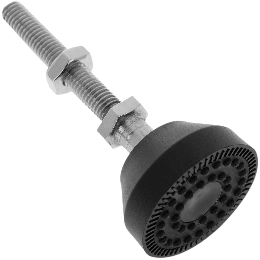 Metric leveling feet M8 pack of 4 units.